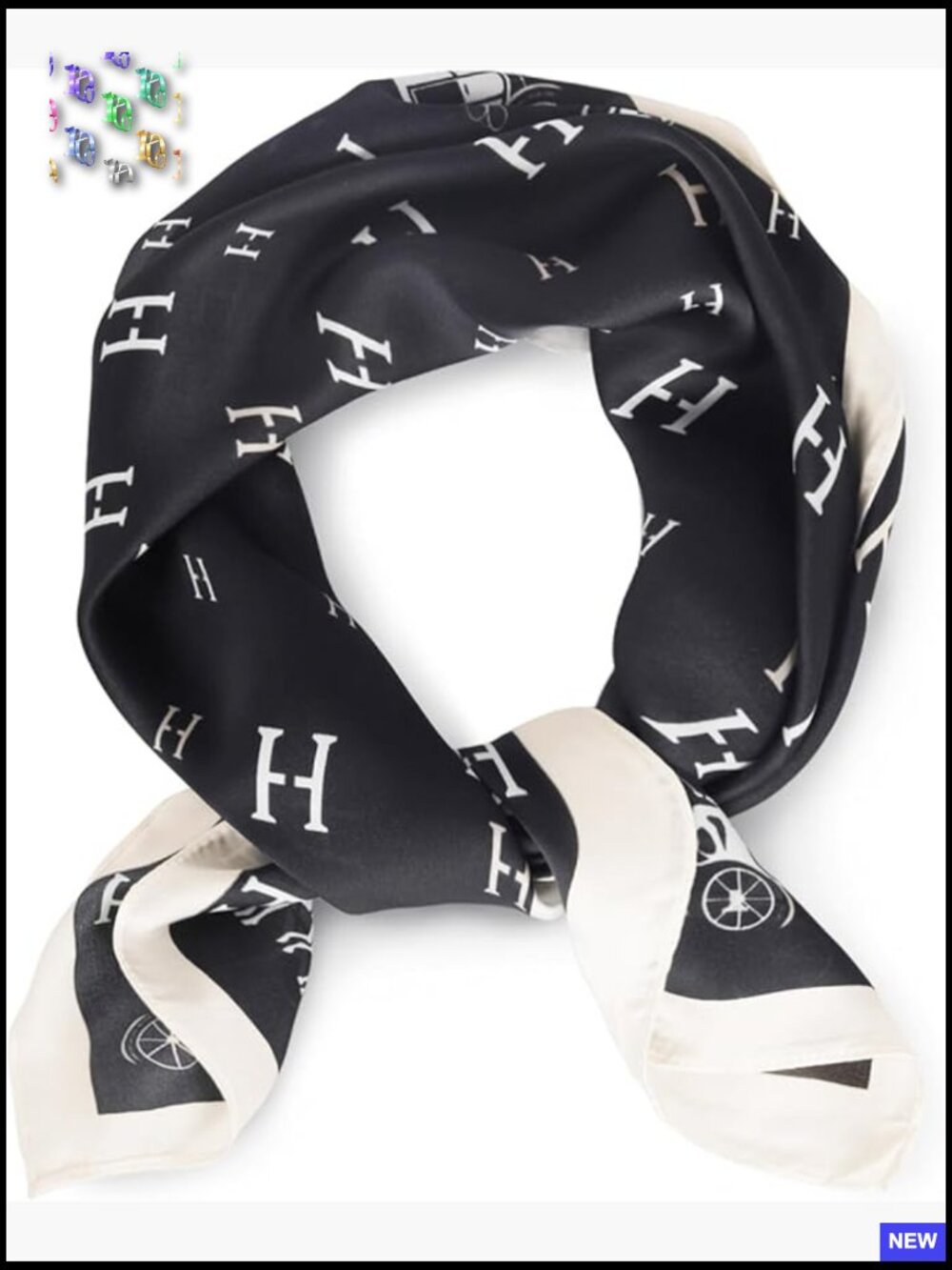 Silky Satin Fashion Scarf Square Lightweight Headwrap Neckerchief Wrap